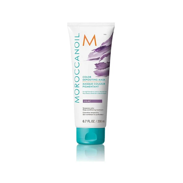 Moroccanoil Color Depositing Lilac Renk Tazeleyici Maske 200ML ürün görseli 1