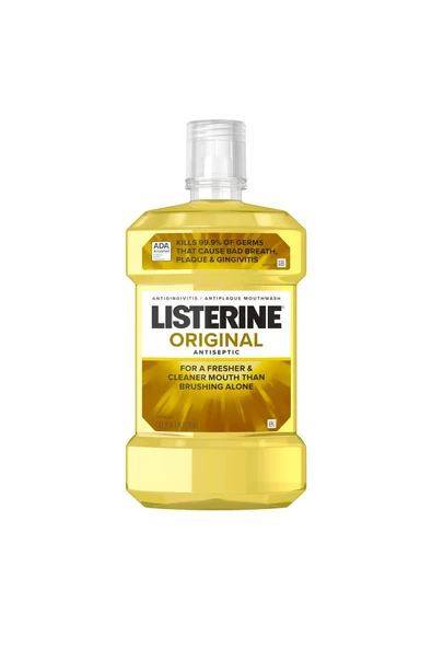 Original Antiseptic Mouthwash For Bad Breath & Plaque Oral Care Ağız Bakım Gargarası 1.5 L - 1