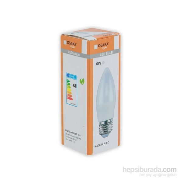 Osakalight 6W-50watt  Led Mum Avize  Ampulü E27 Beyaz ürün görseli 1