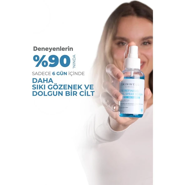 Skinwell Gözenek Sıkılaştırıcı ve Yoğun Nemlendirici Yüz Bakım Sprey Serum 100ML - Resim 3