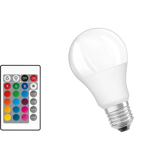 Cata LED Ampul Uzaktan Kumandalı Renk Değiştirebilen Rgb 9W E27 Duylu ürün görseli 1