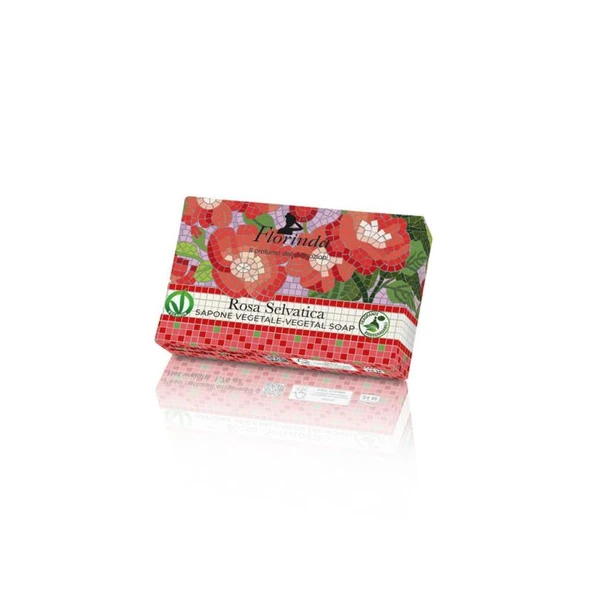 Florinda Mozaik Rosa Selvatica Yaban Gül Bitkisel Katı Sabun 50Gr ürün görseli