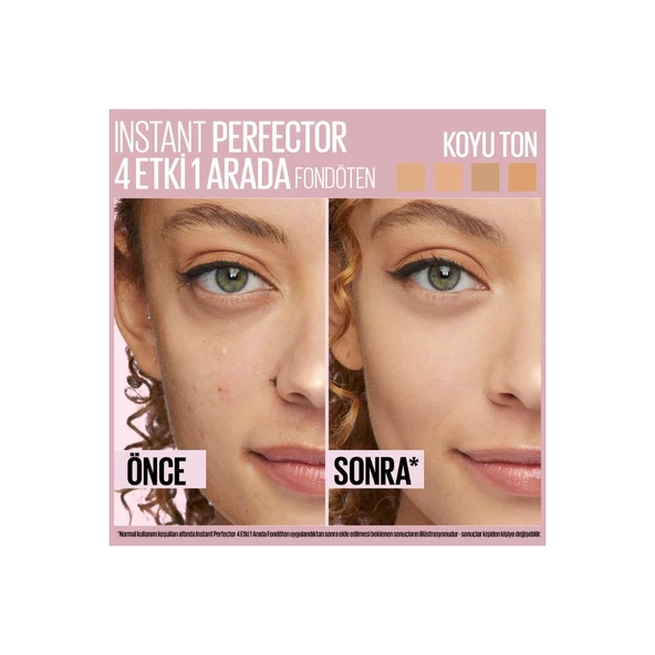 Maybelline New York Instant Perfector 4in1 Arada Fondöten Light Medium (Koyu Ton) 02 - Resim 2