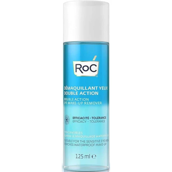 Roc Double Action Eye Make-Up Remover Çift Etkili Göz Makyajı Temizleyici 125ML ürün görseli
