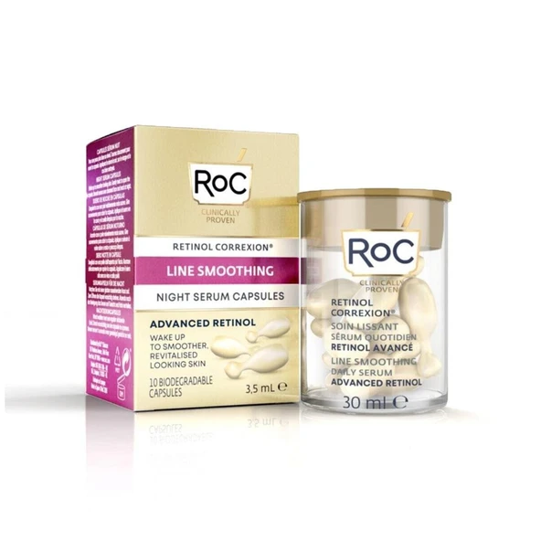Roc Retinol Correxion Line Smoothing 10lu Kapsül Gece Serumu ürün görseli 1