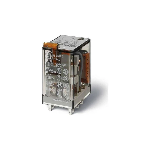 Finder Dört Kontaklı Endüstriyel Röle 220 V. Ac Bobinli (55.34) ürün görseli 1