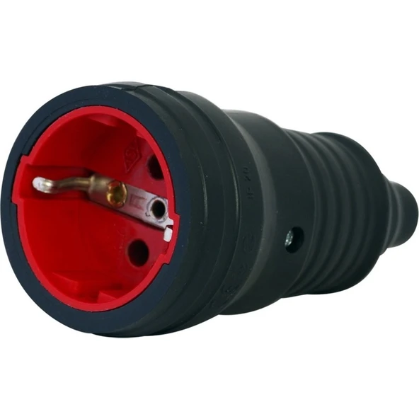 Fetih F-202 K Dişi Fiş Topraklı Kauçuk ürün görseli 1