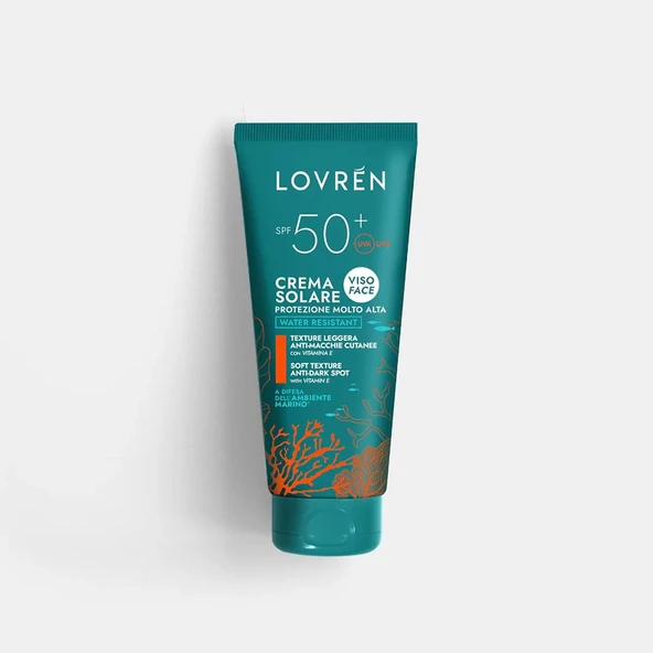 Lovren Solaire Face Sunscreen SPF50+ Very High Protection Yüz için Güneş Kremi 50ML ürün görseli 1