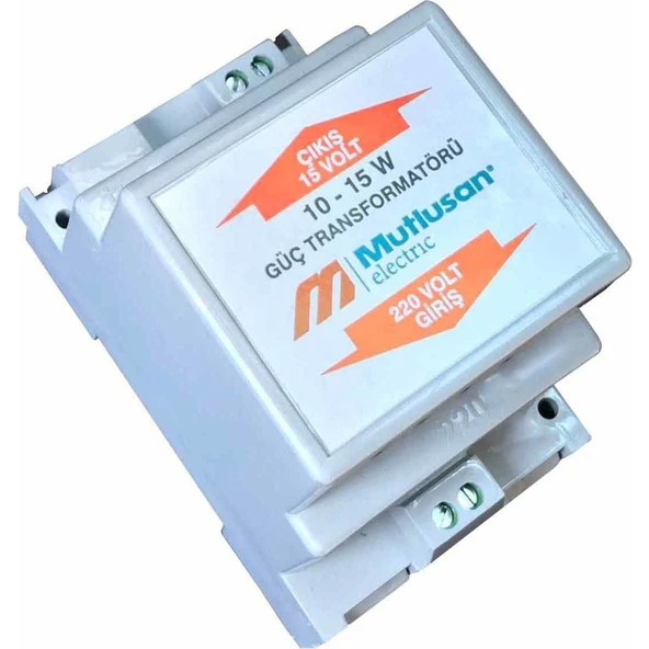 Mutlusan Zil Trafosu 15 V. / 15 W. ürün görseli 1