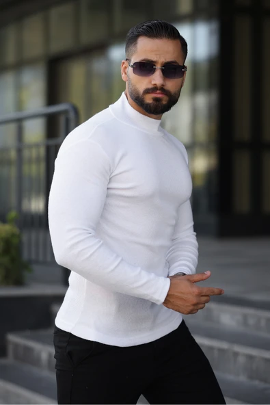 ribac 3'lü Paket Yarım Boğazlı Erkek Kazak - 5
