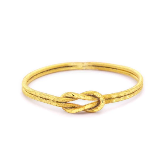 Altın Kaplama İmitasyon Aşk Düğümü Ajda Model Bilezik BLZ-3118 - Resim 2