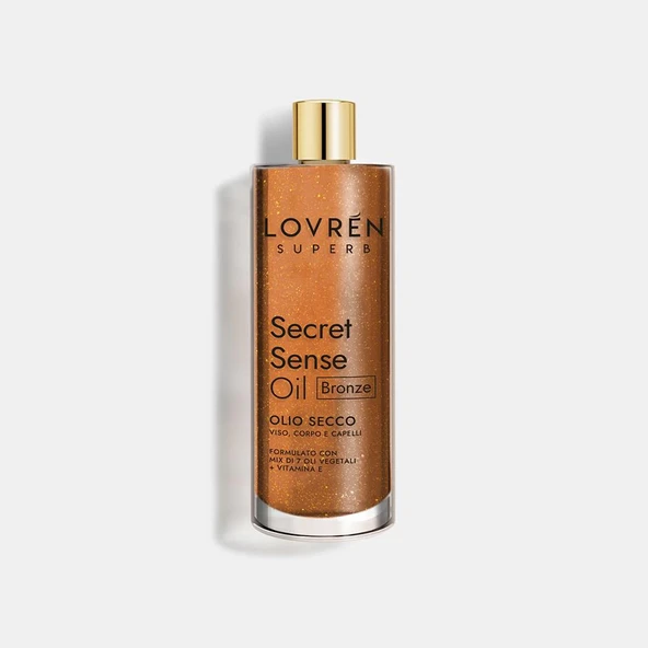 Lovren SuperB Secret Sense Oil Bronze Yüz Vücut ve Saç İçin Nemlendirici Yağ 100ML ürün görseli 1
