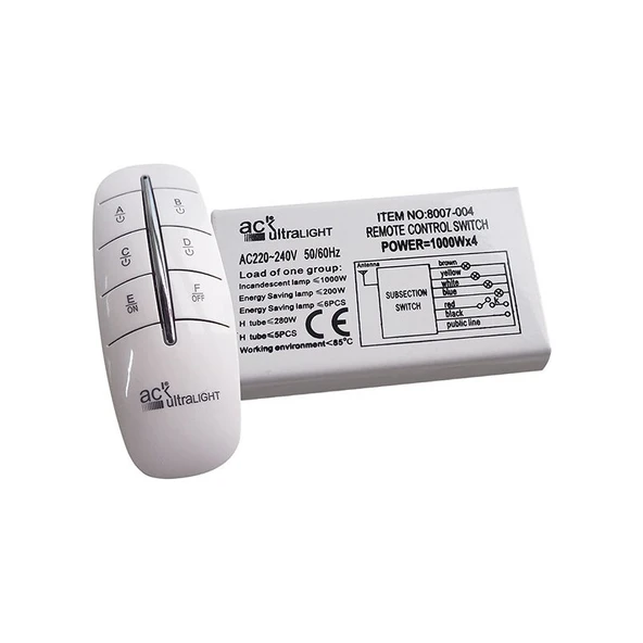 Ack 3'lü Avize Kumandası ürün görseli