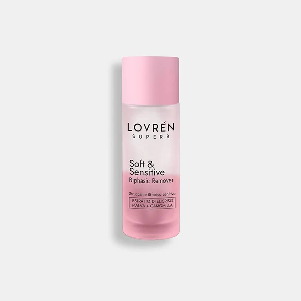 Lovren SuperB Soft & Sensitive Soothing Biphasic Yumuşak ve Hassas Makyaj Temizleyici 100ML ürün görseli