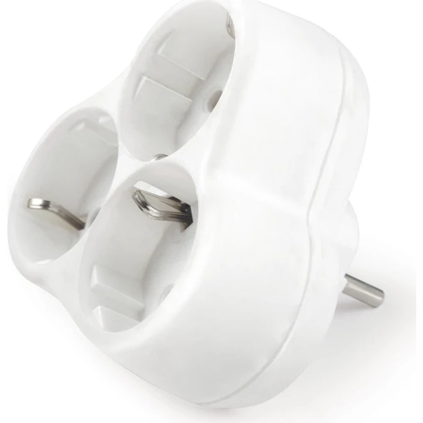 Viko Yonca Topraklı Priz - Beyaz 90303016 ürün görseli 1