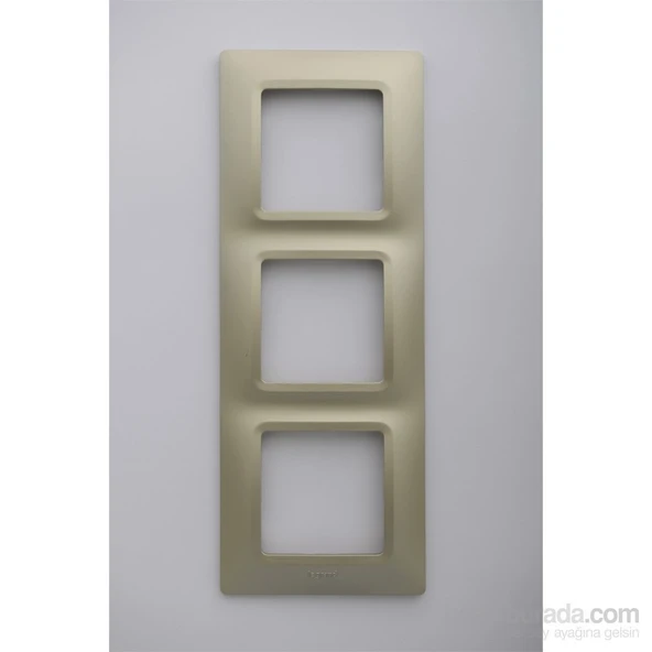 Legrand Salbei 3Lü Çerçeve, Şampanya ürün görseli 1