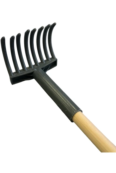Zeytin Toplama Tarağı 8 Dişli Ahşap Saplı 120 cm - 2
