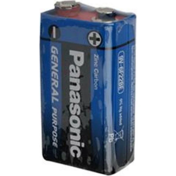 Panasonic Çinko Pil 9 Volt - 1