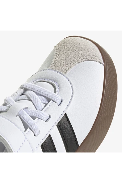 adidas Vl Court 3.0 Skateboarding Çocuk Beyaz Sneaker ID9155 - 8