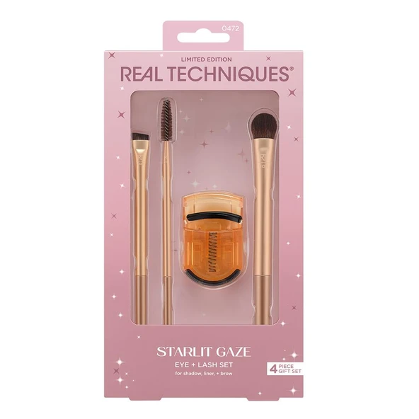 Real Techniques RT-7210 Starlit Gaze Eye and Lash Limited Edition Göz ve Kirpik Makyaj Fırça Seti ürün görseli 1