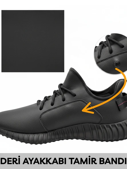 Beylini 1 Adet Ayakkabı Tamir Deri Kendinden Yapışkanlı Onarım Bandı Kare Delik Onarım Yaması Spor Ayakkabı ürün görseli 1