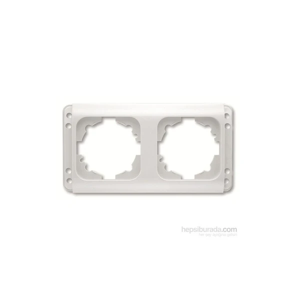 Viko Kardelen Beyaz İkili Çerçeve -Beyaz 90511922 ürün görseli 1