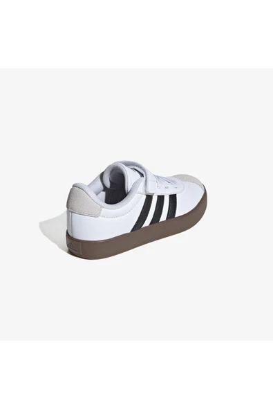 adidas Vl Court 3.0 Skateboarding Çocuk Beyaz Sneaker ID9155 - 3