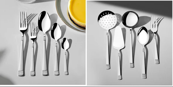 Nehir dila 65 parça çatal kaşık takımı seti - servis seti takımlı 12 kişilik ürün görseli 1