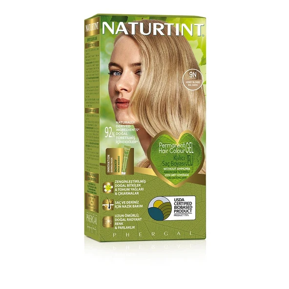 Naturtint 9N Bal Sarısı Doğal Saç Boyası 170ML