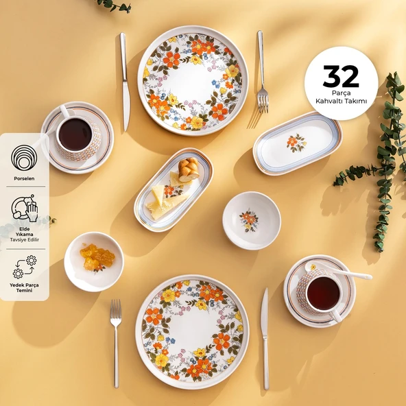 Emsan Teraryum 32 Parça 6 Kişilik Kahvaltı Takımı - 1