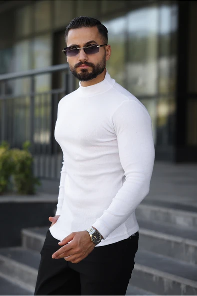 ribac 3'lü Paket Yarım Boğazlı Erkek Kazak - 4