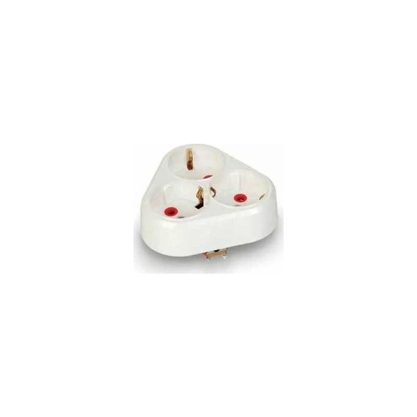 Ay-Ka Safir 3 Lü Sıvaaltı Topraklı Priz ürün görseli 1