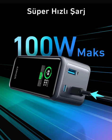 Anker 735 PowerCore 20K Powerbank  A1336 Siyah - 3