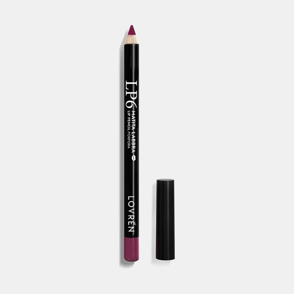 Lovren LP6 Lip Pencil Purple Mor Dudak Kalemi
