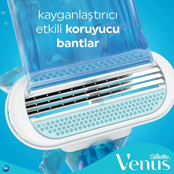 Gillette Venüs Smooth Kadın Tıraş Bıçağı + 3 Yedek Başlık - Resim 3