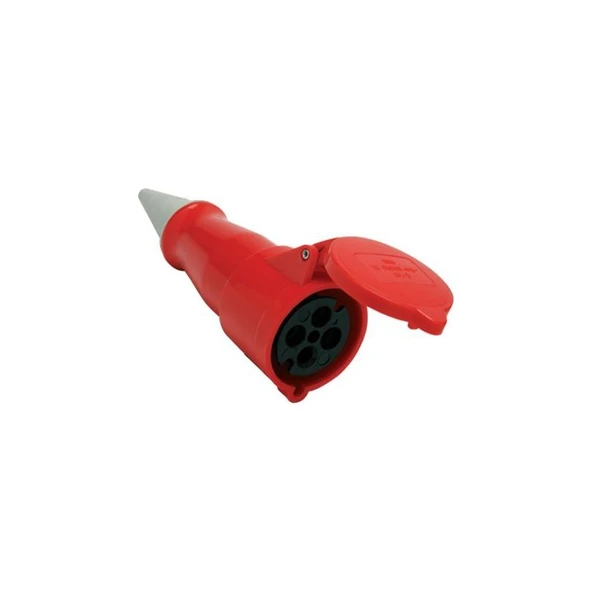 Tem  Trifaze Kapaklı Seyyar Priz 4X32A 380/415V Ip44 (446.432.200) ürün görseli 1