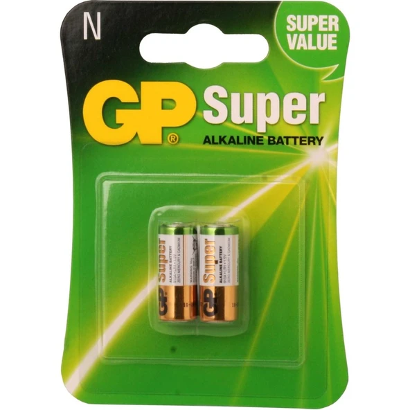 GP GP910A Super Alkalin 2x LR1 1-2AA Yarım Kalem Pil