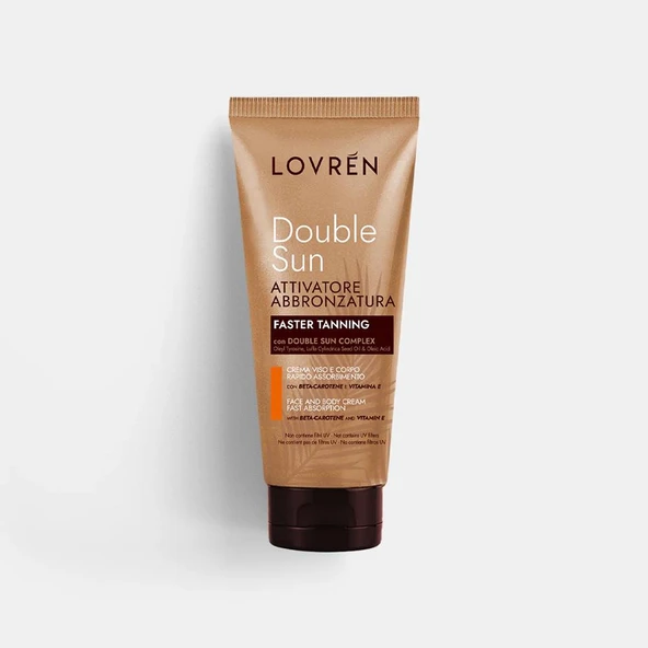 Lovren Solaire Double Sun Tanning Activator Bronzlaştırıcı Krem 100ML - 1