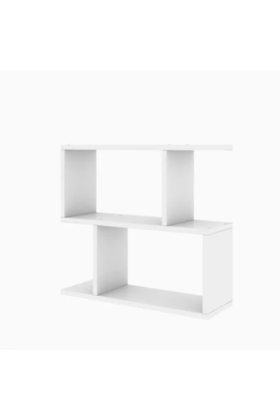 Decormet Lale Yan Sehpa Beyaz - Resim 4