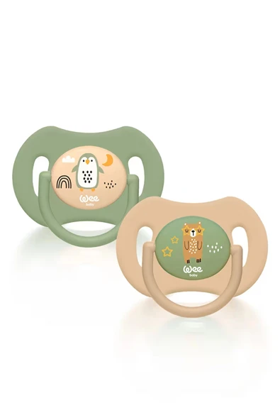 Wee Baby Duo Simetrik Uçlu Emzik 6-18 Ay No:2 - 2