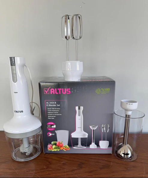 ALTUS AL 3434 B BLENDER SETİ BEYAZ - 4