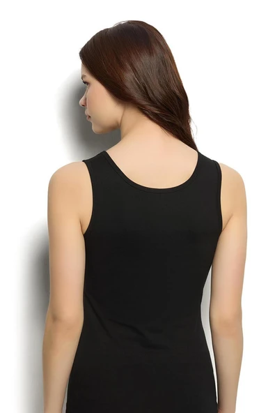 Gd Goldoremi Kadın Kalın Askılı Pamuklu Terletmez Rahat Atlet - 3