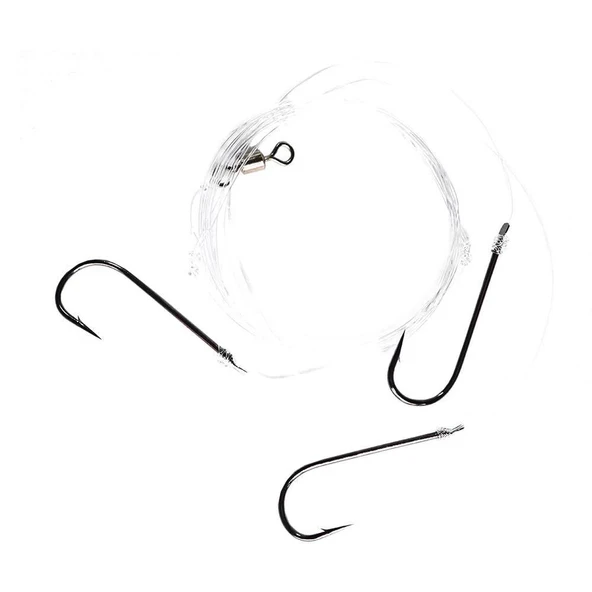 Mustad 1251 C 3 İğneli Hırsızlı Hazır Olta Bedeni - Resim 2