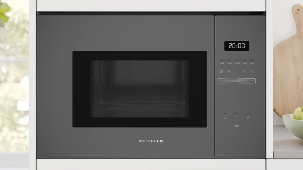 Profilo FRIAT9AN 20 Lt 800 W Platin Gri Ankastre Mikrodalga Fırın - Resim 2