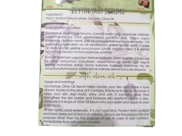 Zeytinyağı Serumu 50ml - 4