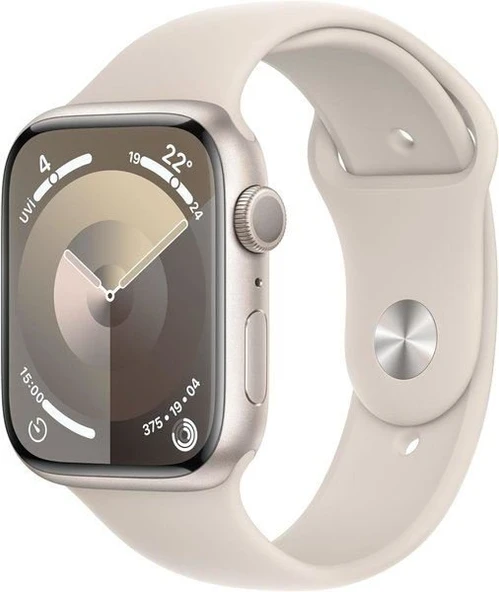 APPLE Watch Series 9 GPS MR963TU/A 45 mm Yıldız Işığı Alüminyum Kasa ve Yıldız Işığı TEŞHİR - 1