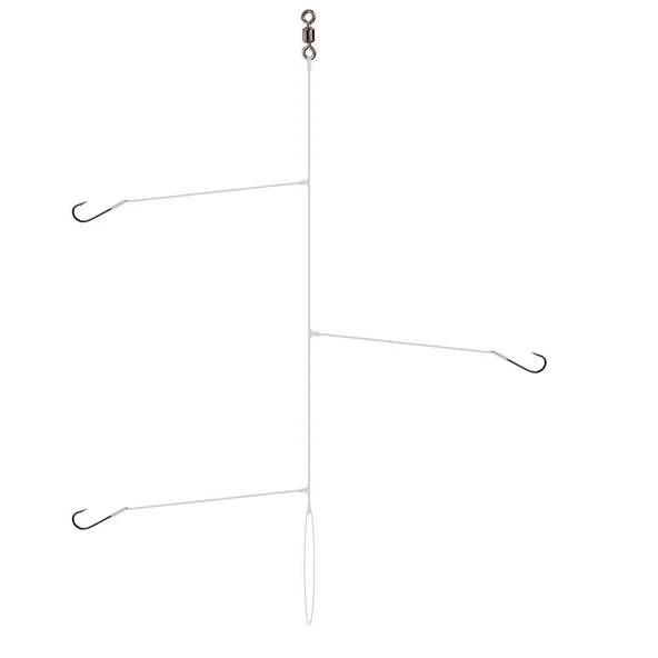 Mustad 1251 C 3 İğneli Hırsızlı Hazır Olta Bedeni ürün görseli