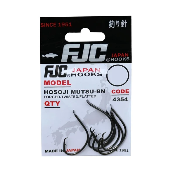 FJC 4354 Hosoji Mutsu Black Nickel İğne ürün görseli