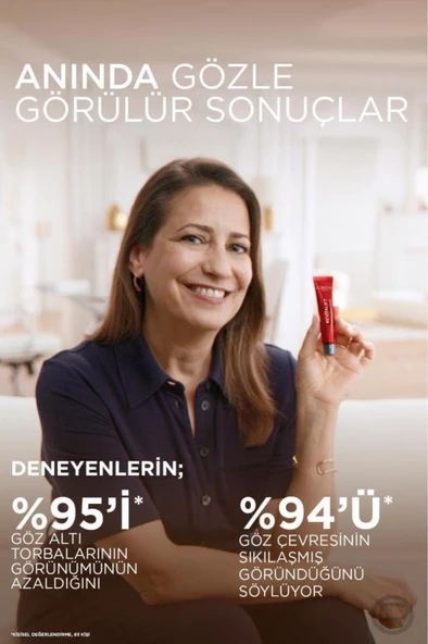 Loreal Paris Revitalift Lazer Eyebag Instant Eraser Göz Altı Torba Görünümüne Karşı Etkili Göz Kremi 15ml - Resim 4