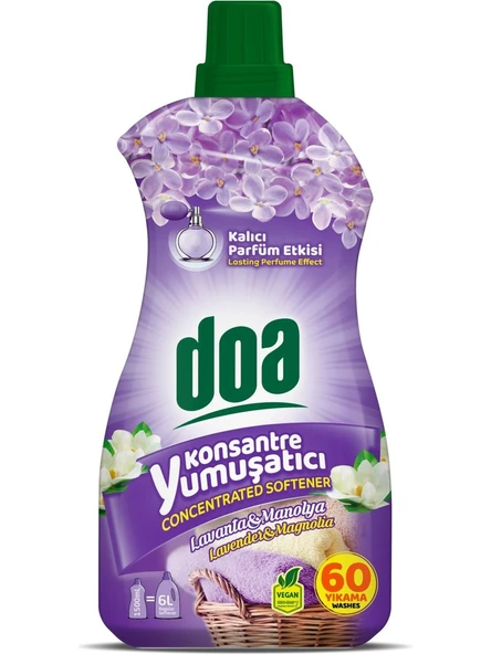 Doa Konsantre Çamaşır Yumuşatıcı Lavanta Manolya 1500 Ml x 4 Adet - 2